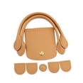 thumbnail image 3 of Asas para bolso de ganchillo Salvador Juego de fabricación de bolsos de cuero PU Marrón claro, 3 of 10