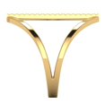 thumbnail image 3 of Statement Engagement Ring for Women - 0.09ct Simulated Yellow Diamond in 14K Yellow Gold Promise Ring, 3 of 7