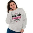 thumbnail image 4 of Cowgirls Dont Cry Pretty Southern Women Crewneck Sweatshirt Brisco Brands S, 4 of 6