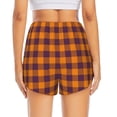 thumbnail image 4 of Haiem Fall Buffalo Plaid Women's 2 in 1 Running Shorts - Lightweight Athletic Workout Gym Yoga Breathable Sports Shorts Liner with Phone Pockets-XX-Large, 4 of 9
