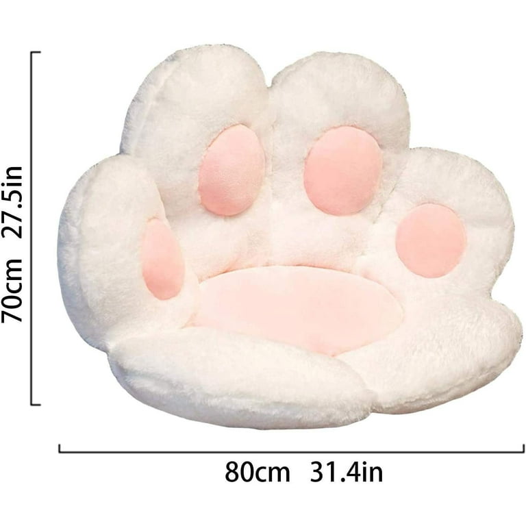Cat Paw Seat Cushion Integrated Chair Seat Cushion Waist Support