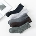 thumbnail image 6 of Summer Saving Clearance AXXD Womens Hiking Socks,5pairs Warm Winter Socks Patchwork Solid Thick Knit Cozy Socks, 6 of 6