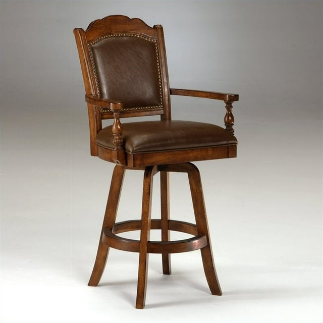 Hillsdale Tabouret de Bar Pivotant 30" Nassau en Marron