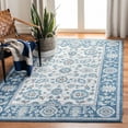 thumbnail image 2 of SAFAVIEH Liberty Deborah Oriental Polyester Area Rug, Dark Blue/Ivory, 5'3" x 7'7", 2 of 11