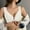 White, variant on Loopsun Womens Bras Plus Size, Bras for Women, Women Fashion Solid Front Buckle Gathered Underwear Everyday Bra Black L