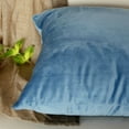 thumbnail image 4 of Artcest Set of 2, Cozy Solid Velvet Throw Pillow Case, Decorative Couch Cushion, 4 of 6