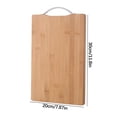 thumbnail image 4 of Fmbmuo Non-slip Cutting Board for Kitchen Dishwasher Safe, Wood Durable for Meat,Vegetables,Fruits, Thick Easy to Clean Small Butcher/Chopping Blocks, Brown, 4 of 5