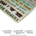 thumbnail image 6 of Muchenggift Camping Rules Retro Aluminum Plaque, 6 of 6