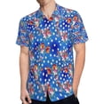 thumbnail image 4 of High Quality Hawaiian Shirts for Men Short Sleeve Aloha Beach Shirt Floral Summer Casual Button Down Shirts Blouses 93VPC3, 4 of 7