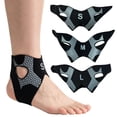 thumbnail image 4 of Adjustable Ankle Brace for Men & Women, Injury Recovery Sprained Ankle Support Foot Wrap, Achilles Tendonitis Pain Relief Ankle Compression Sleeve, 4 of 8