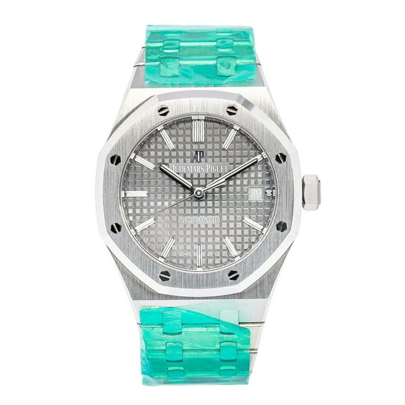 Pre-Owned Audemars Piguet Royal Oak Selfwinding 15450ST 37MM Grey Dial With Stainless Steel Bracelet