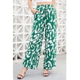 thumbnail image 3 of Pantalones anchos de pierna ancha para mujer, 3 of 5
