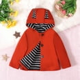 thumbnail image 2 of Ketyyh-chn99 Girls Zip Up Hoodie Toddler Lightweight Fall Jacket Baby Girls Summer Lightweight Hoodie Jacket Toddler Cute Cartoon Zipper Outwear Size for 18-24 Months,Red, 2 of 8