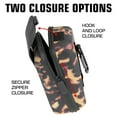 thumbnail image 3 of USA GEAR Hard Shell Glasses Case - Rugged Hard Case with Belt Loop & Carabiner - Tortoise Shell, 3 of 9