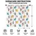thumbnail image 2 of Blackout Kids Curtains,White Cartoon KnightsCastles Pattern Childrens Insulated Curtains Set Of 2,Bedroom Essentials,Toddler Room Decor 42"x84", 2 of 5