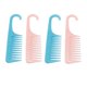 thumbnail image 4 of Peine de dientes anchos KEWITY con gancho mango redondeado 4 Uds. rosa y azul, 4 of 5