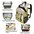 thumbnail image 5 of JIALIOU 14" Laptop Backpack Waterproof Airline Approved Stylish Casual Daypack for Travel Business College Work, Lovely Panda Baby, 5 of 8