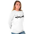 thumbnail image 4 of Live in Moment Inspirational Positive Women Plus Size Long Sleeve Graphic Tee Brisco Brands 2X, 4 of 5