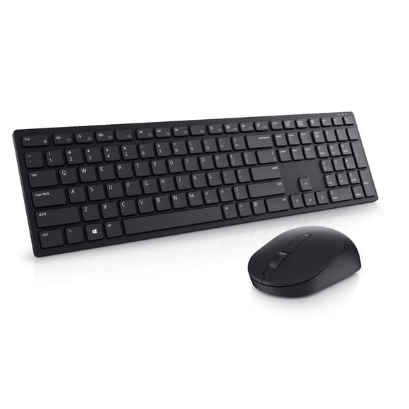 Combo de Teclado y Mouse Inalámbricos Dell KM5221W Negro