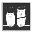 thumbnail image 5 of Stupell Industries Kids' Cat and Dog Pet Pair Meow Woof, 24 x 24,Design by Carla Daly, 5 of 5