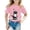 Pink, variant on YUEHUA Girls Graphic Tees 10-12 Girls Summer Short Sleeve T Shirt Cute Animal Print Casual Loose Fit Tee for Kids Comfortable Daily Wear Top for Girls Ages 5 14, Size 4-5 Years