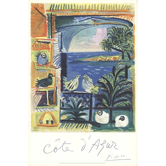 PABLO PICASSO Cote D'Azur, 1962