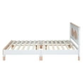 thumbnail image 4 of DeeHome Queen size Wooden Bow Bed, 4 of 7