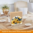 thumbnail image 5 of Blue Butterflies in Sunflowers Acrylic Napkin Holder Clear Paper Tissue Dispenser Kitchen Dining Room Bathroom Party Hotel, 5 of 8