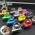thumbnail image 1 of Mini Turbo Turbocharger Keychain Spinning Props Turbine Key Chain Ring Keyring Keyfob Car Keyring Car Interior Accessories Copper red, 1 of 8