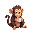 thumbnail image 3 of cartoon Monkey Stickers Stickers, Waterproof Monkey Stickers Sticker for Water Bottle Laptop Phone Cases Planner Skateboard Luggage Helmet Party Favor Decor, Ideal for Adults Teens Teacher Rewards, 3 of 9