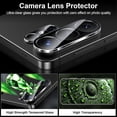 thumbnail image 7 of [2+2 Pack] We Life Compatible with Samsung Galaxy S26 Ultra HD Screen Protector, HD and Privacy Tempered Glass Screen Protector with Camera Lens Protector, 7 of 7