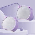 thumbnail image 4 of Depiladora de doble cara, depiladora indolora, piel suave para mujeres (púrpura) Hugtrwg Libre de BPA, 4 of 9