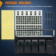 thumbnail image 4 of 4 Gang Rocker Switch Panel PD Type C QC3.0 USB  Waterproof Universal Fit Car Truck Boat RV UTV ATV, 4 of 7