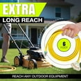 thumbnail image 6 of 6ft Outdoor/Indoor Extension Cord 3-Outlet 12/3 Gauge Extra Heavy Duty ETL Listed, 3 Prong SJTW, Waterproof, Flexible Cold-Resistant Long Power Cord,125 Amp 1875W, Yellow by LifeSupplyUSA, 6 of 8