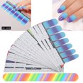 thumbnail image 2 of Adhesivo para manicura BuyWeekMX Juego de adhesivos para manicura tiras de esmalte de uñas degradado, 2 of 9