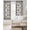 White, variant on Boho Geometric Blackout Curtains for Bedroom, Thermal Insulated Drapes, Simple Farmhouse Nation Abstract Motifs Black Out Curtains 63 Inch Long Room Darkening Kitchen Curtains 42"x63" 2 Panels