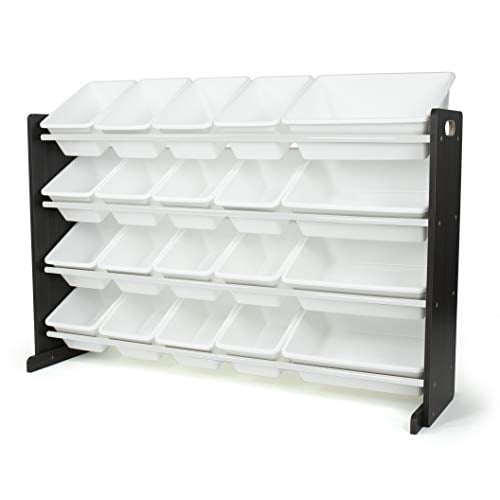 Humble Crew Toy Storage 20Bin Organizer, Espresso/White Walmart Canada