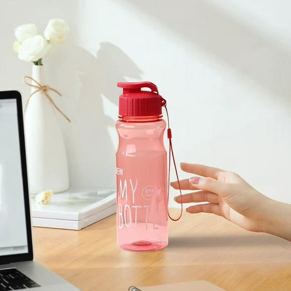 Big Sale! 550ml Portable Solid Color Water Cup, Leak-Proof Press Flip Cup for Students, Outdoor Sports Water Bottle, Large Capacity, Travel-Friendly