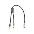 thumbnail image 2 of RCA Audio Cable 1 to 2 Splitter Extension Cable Gold Plated Male to Male Connectors for Superior Sound, 2 of 11