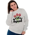 thumbnail image 3 of Bridal Squad Bachelorette Party Women Crewneck Sweatshirt Brisco Brands S, 3 of 6