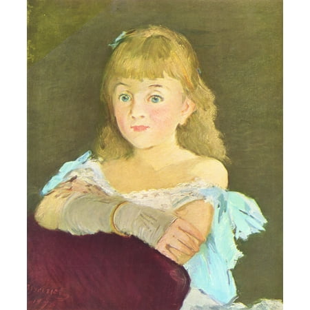 Framed Art for Your Wall Manet, Edouard - Portrait of Lina Campineanu 10 x 13