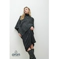 thumbnail image 3 of Aran Cable Knit Wool Poncho Irish Cape Made in Ireland, One Size, 3 of 5