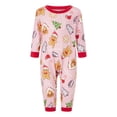 thumbnail image 4 of Family Matching Christmas Pajama Set Christmas Tree Gingerbread Man Print Holiday Pjs Sleepwear, 4 of 10
