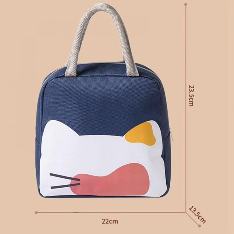 Portable Insulated Lunch Bag Bento Box Cooler Tote for Kids Adult Men Women  