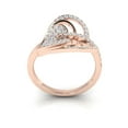 thumbnail image 3 of 0.5carat Round Cut Diamond Prong Women's Heart Bridal Engagement Ring Solid 10K Gold GH I1-I2, 3 of 3