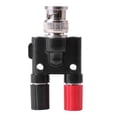 thumbnail image 3 of Adaptador BNC A 4 Mm, Dos Conectores Tipo Banana De 4 Mm A Conector BNC, útil Adaptador De Osciloscopio Con Terminal Rojo, Tamaño Mini, Fácil De Usar, 3 of 7