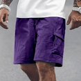 thumbnail image 2 of Mens Shorts Men's Summer Outdoor Shorts Men's Summer Beach Shorts Men's Shorts Casual Summer Shorts Mens Gym Shorts with Pockets, 2 of 6