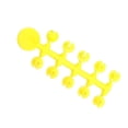 thumbnail image 1 of 10 piezas de tapones para el pelo de la pesca de carpa, para boilies de bagre y maíz, accesorios Amarillo, 1 of 6