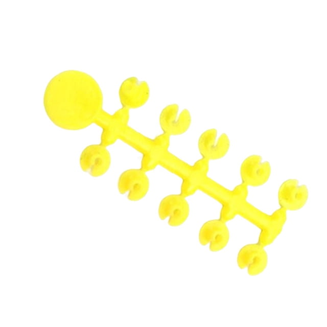 10 piezas de tapones para el pelo de la pesca de carpa, para boilies de bagre y maíz, accesorios Amarillo