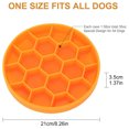 thumbnail image 4 of Methold Alimentador lento para mascotas, alimentador de silicona antigolpes para mascotas, nido de abeja, ventosa antideslizante, tazón lento, Suministros para perros No.03 Methold PT000301-03, 4 of 6
